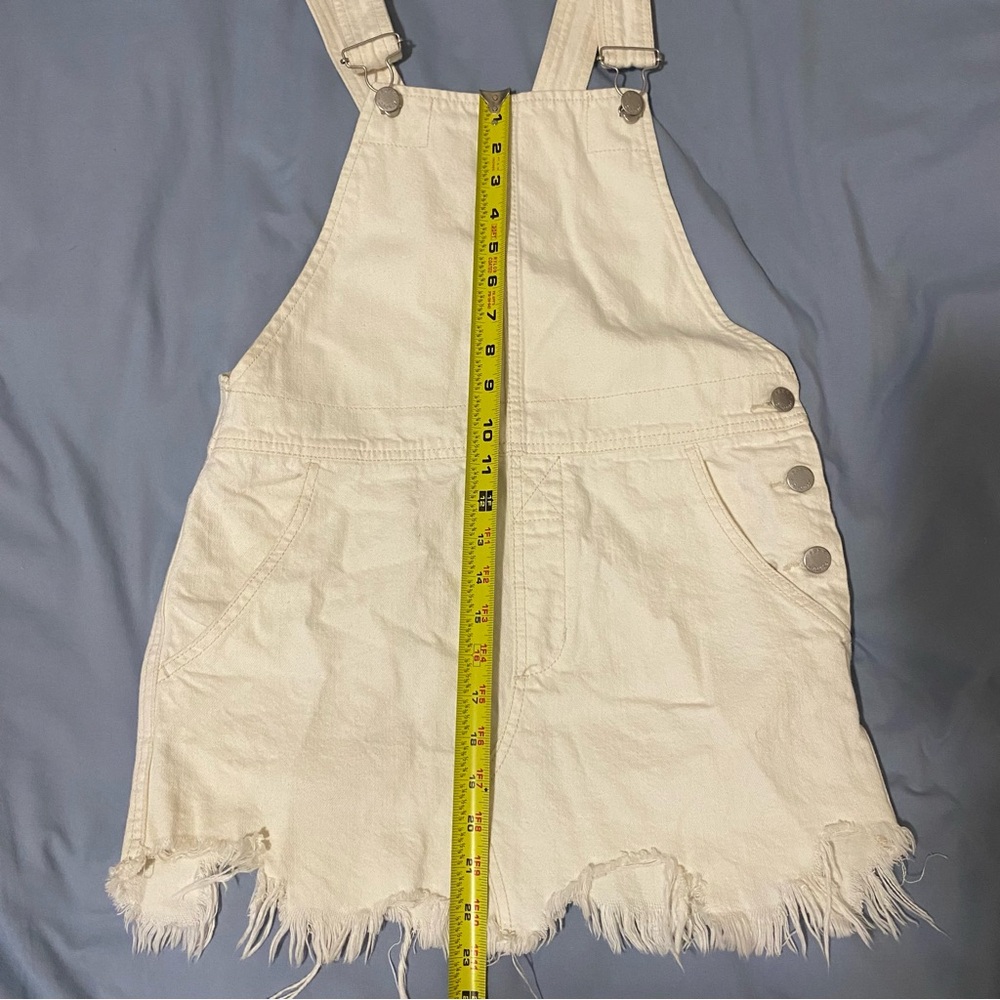 Free People White overall skirt! - Picture 3 of 11